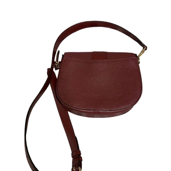Coach Red and Burgundy Crossbody Bag - Picture 2 of 5